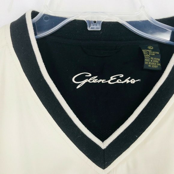 Glen Echo Pull Over Golf Size XL Tan Windbreaker - Picture 2 of 8